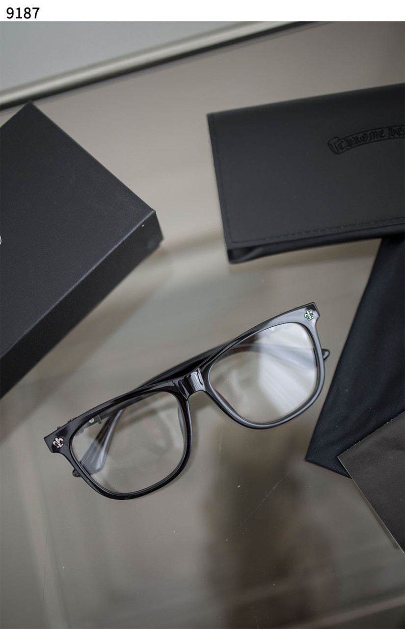 #크롬하츠 [Chrome Hearts] 크롬하츠 실버 장식 안경 프레임 신상입고💢 #안경 #9187