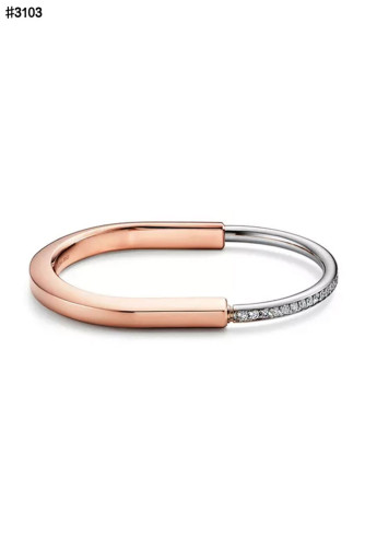 🍀 [TIFFANY & CO] 티파니앤코 티파니 락 뱅글 브레이슬릿 하프 파베 다이아몬드 세팅 🍀