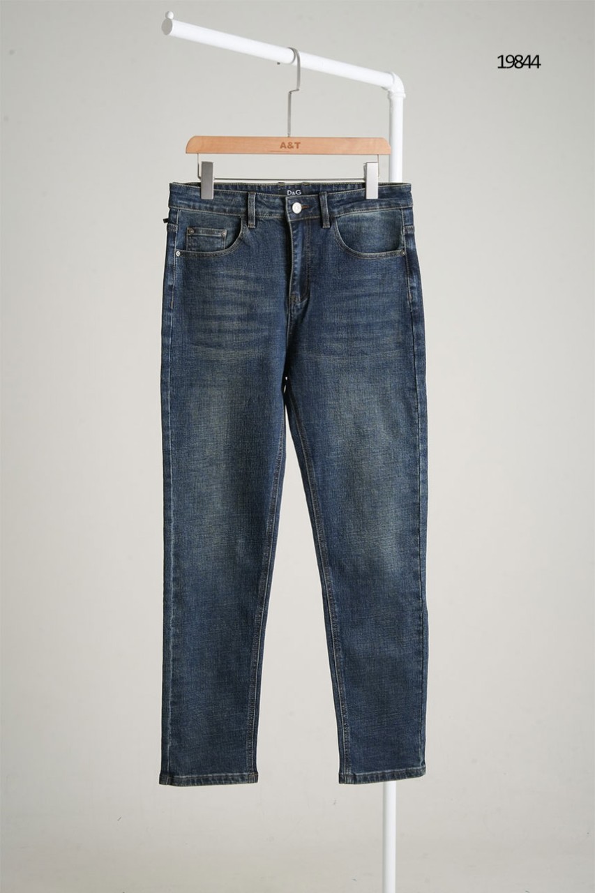 🔆 [DOLCE&GABBANA] 돌체 앤 가바나 남성 스틸로고 패치 데님 팬츠🔆