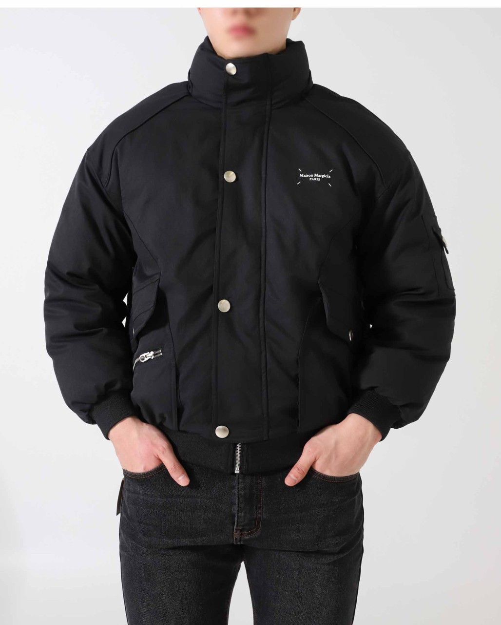 #메종마르지엘라 [ M*isonmargiela ] 수입 폴라 워커스 패딩 재킷 -블랙- 입고💢 #남성상의 #패딩자켓