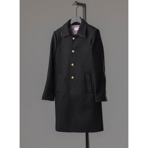 TB  금장 삼선띠 로고 미들 코트