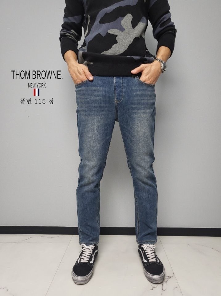 TB 융 보아털 청바지