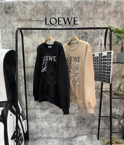 LOE 메인로고 자수 기모 맨투맨