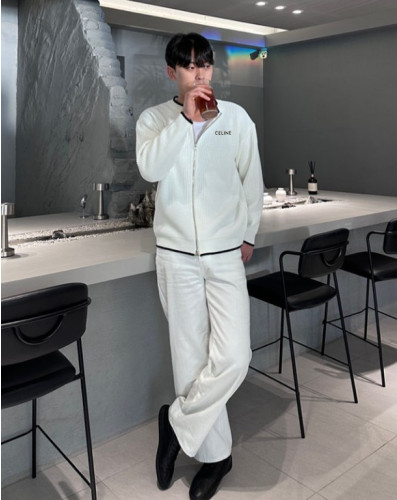 CLN 라운드 배찌 집업