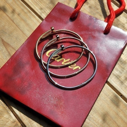 [264번] #까르띠에  저스트 앵 끌루 브라이슬릿 못팔찌 슬림