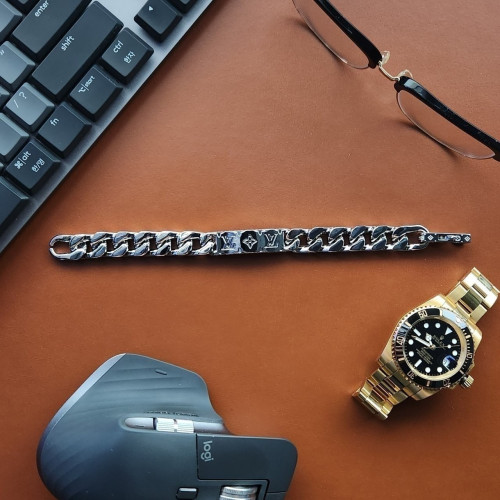 [480번] #루이비통  모노그램 체인 팔찌