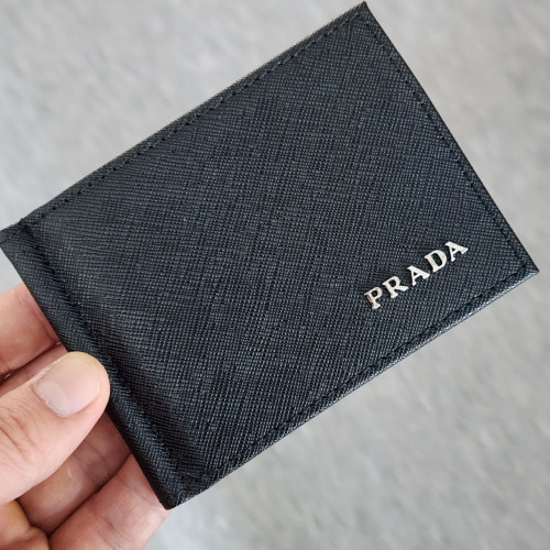 [325번] #프라다 레터링 머니클립