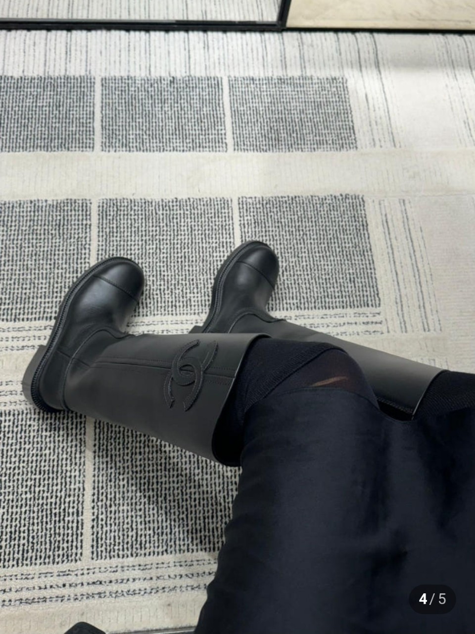 #PA #샤넬 cc 롱부츠