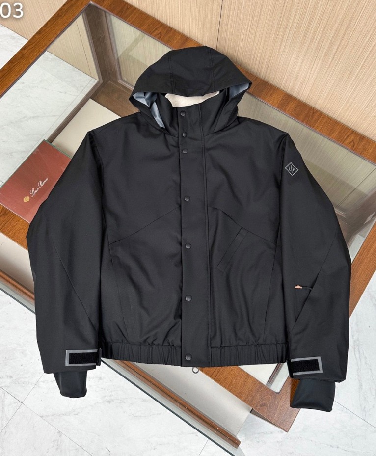 #로로피아나 레치 패딩 스톰 시스템 버진 다운 자켓