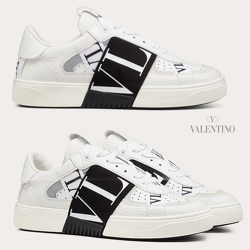 발렌티노 송아지 가죽 & 패브릭 밴드 VL7N