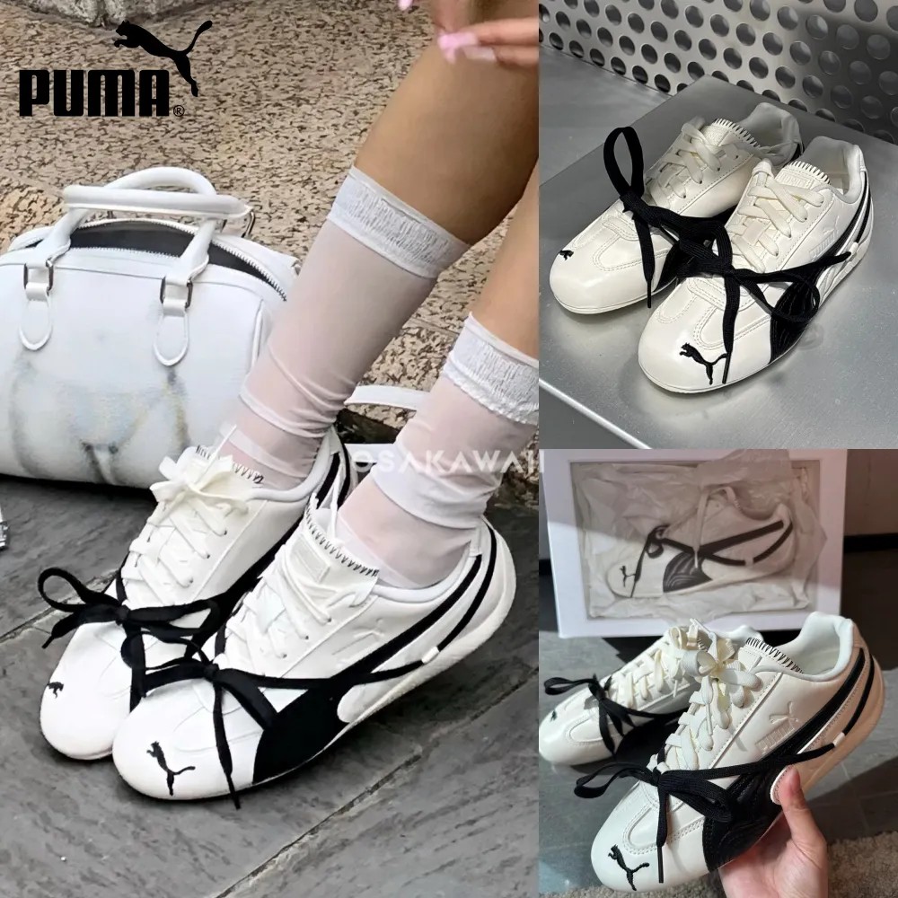 푸마 x 블랙핑크 화이트 로제 '스피드캣 발레 한정판