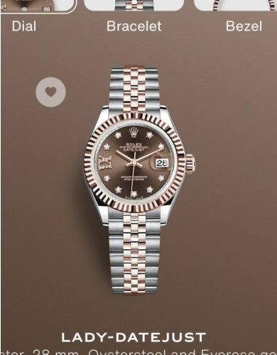 롤렉스 데이저스트 28mm 초코판 별다이아