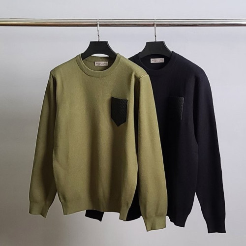 보테가베네타 패턴 포켓 캐시미어 니트