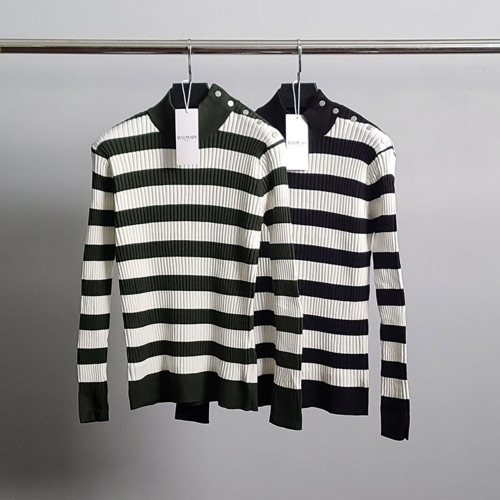 발망 견장 바클 단가라 골지 반목 니트