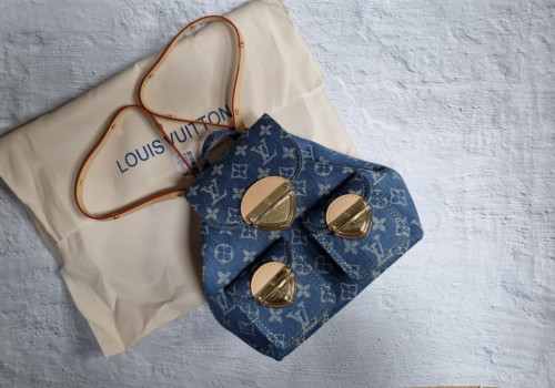 루이비통 베니스 데님 백팩