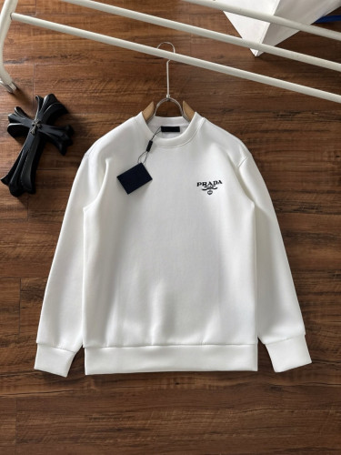 프라다 자수 가슴 로고 맨투맨