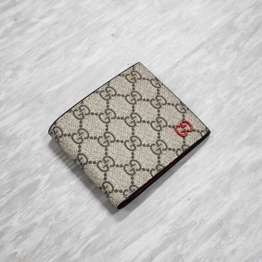 구찌 103 GG 디테일 레드 반지갑