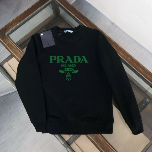 프라다 그린 심볼 로고 맨투맨