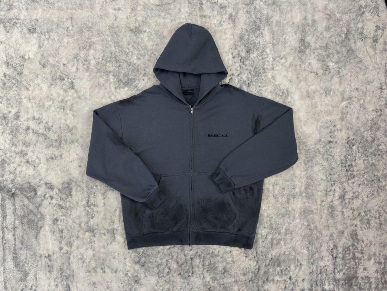 발렌시아* 25 페인티드 백 후드집업