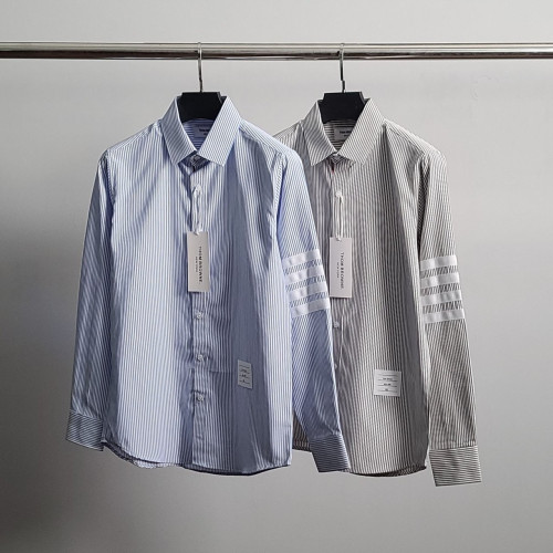 💕 톰* 화이트완장 스트라이프 셔츠