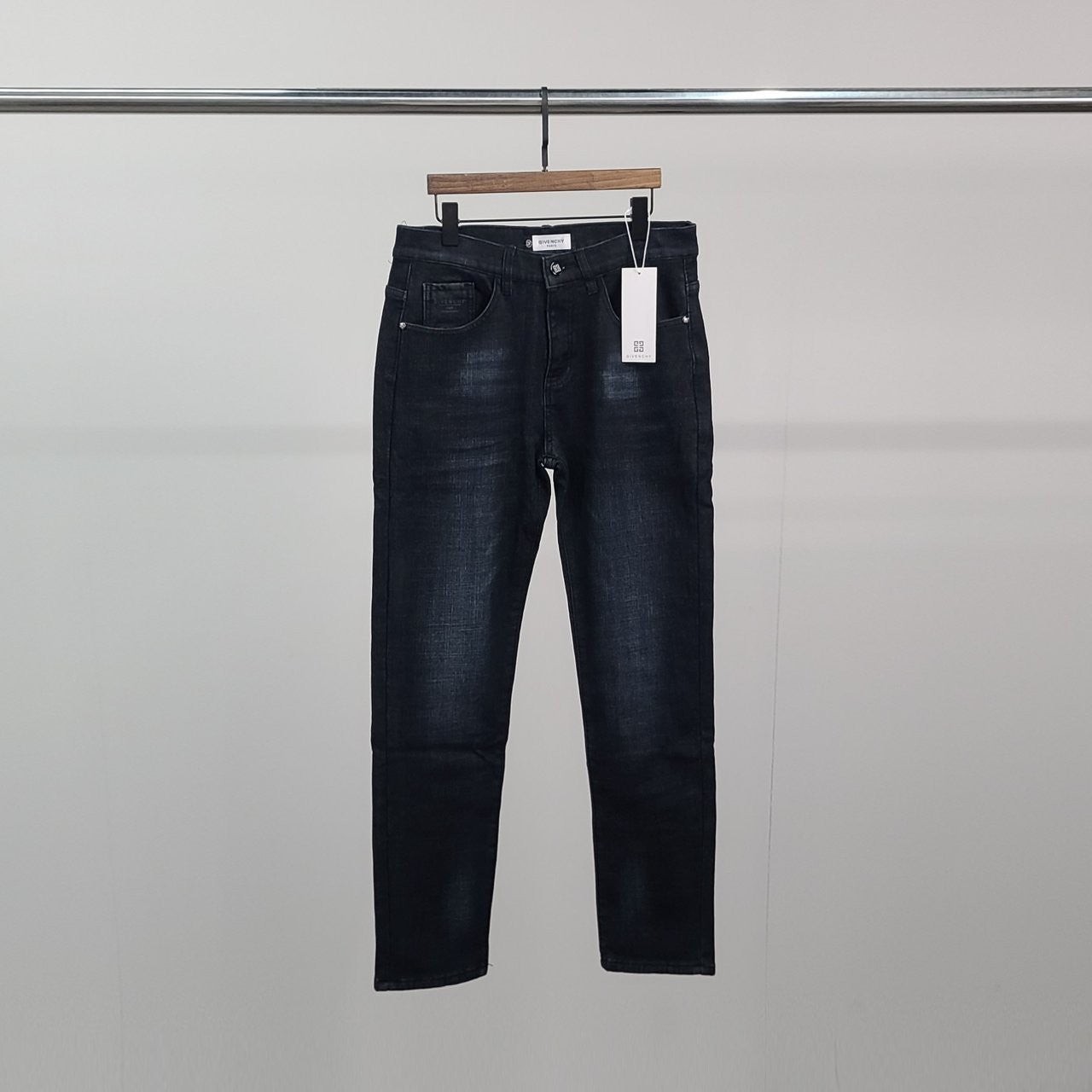 💕 지** 포켓자수 융기모 청바지