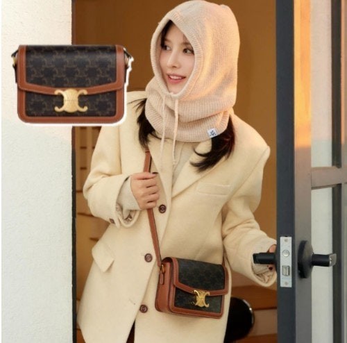 💕 셀** 트라이엄프 뉴 모노그램 미니 스퀘어 소