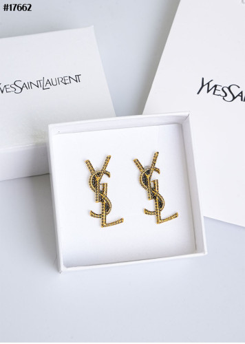 🔆 [SAINT LAURENT] 생로랑 YSL 빈티지 골드 이어링 🔆
