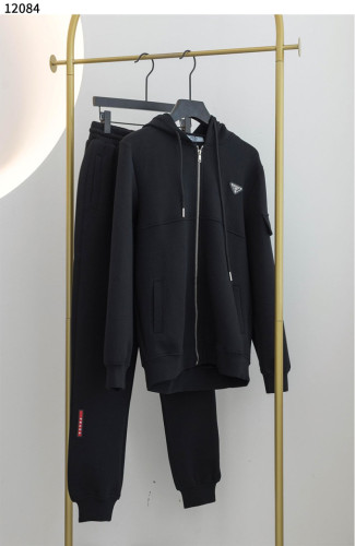 #프라다 [PRADA]  울 후드 자켓 크레이닝 셋 신상입고💢 #세트 #12084