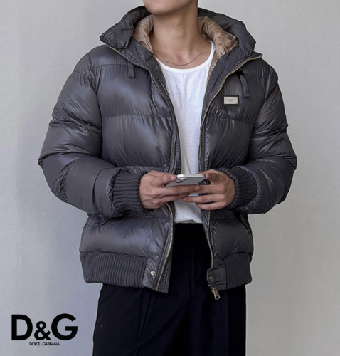 DG 슬림 후드숏패딩