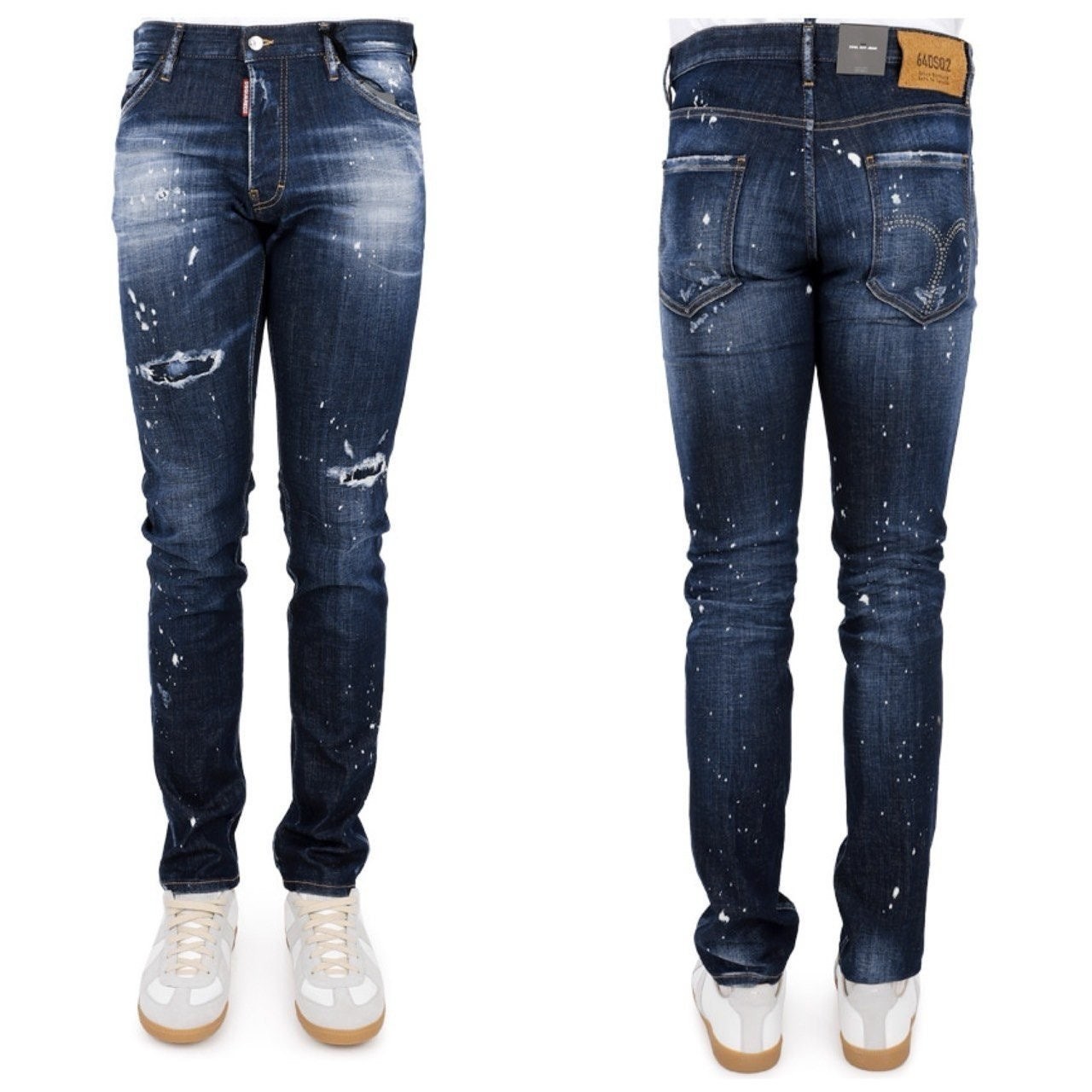 💕 디**** 화이트페인팅 브라운패치진