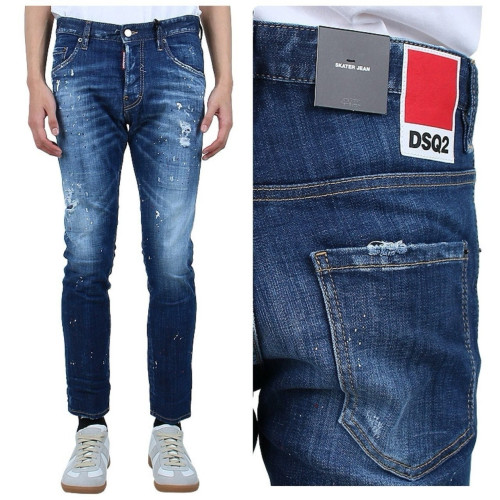 💕 디**** 레드사각 패치 락싱워싱진