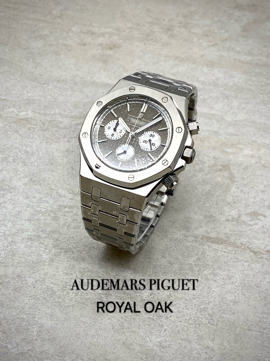 오데마피* 로얄오크 크로노그래프 그레이다이얼