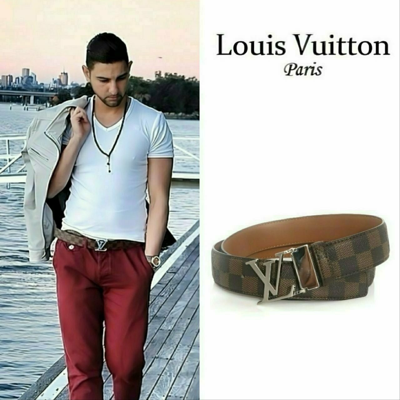 💕 루* 다미에실버장식 벨트