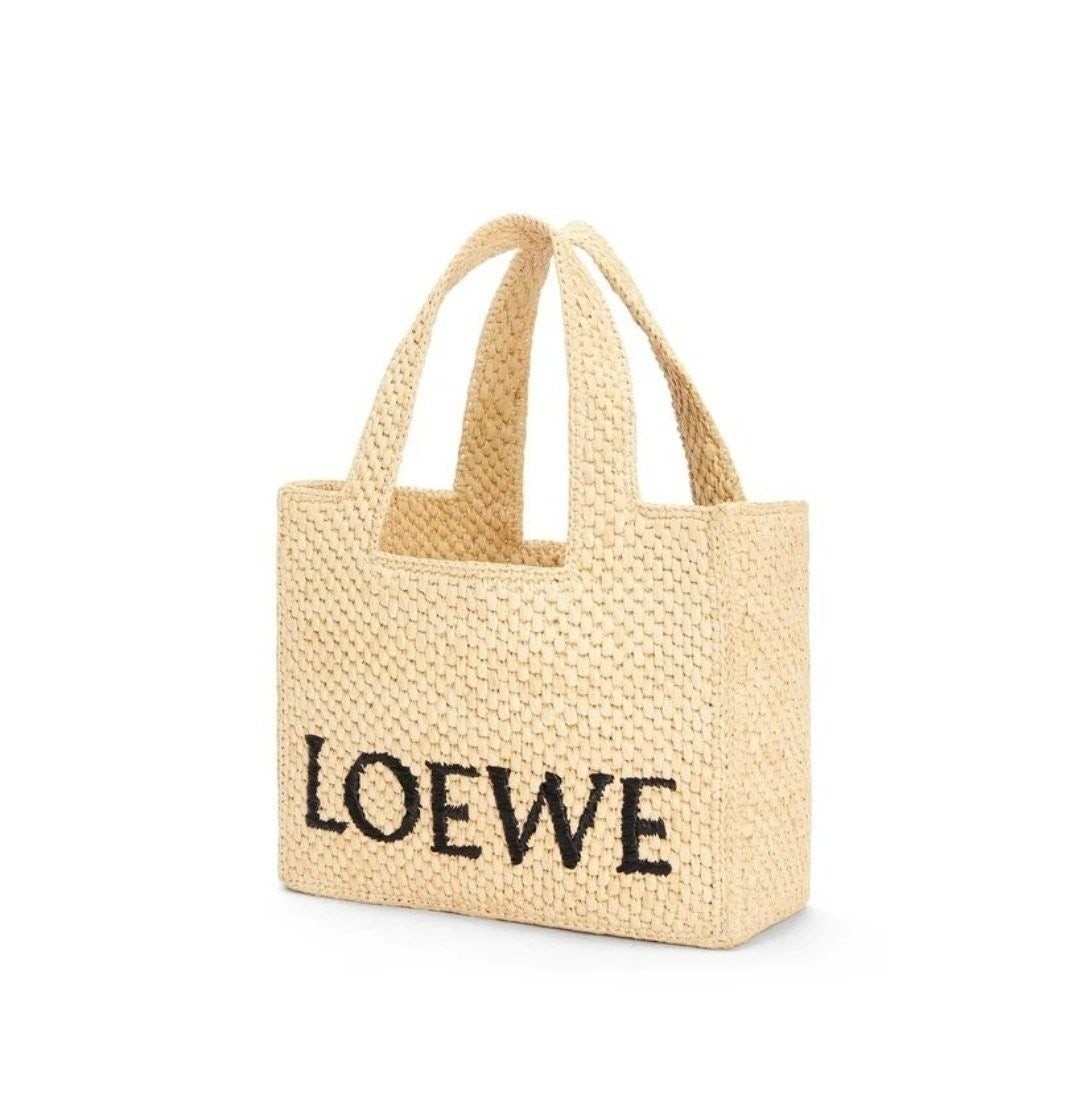 💕 로** 라피아 토트 베이지