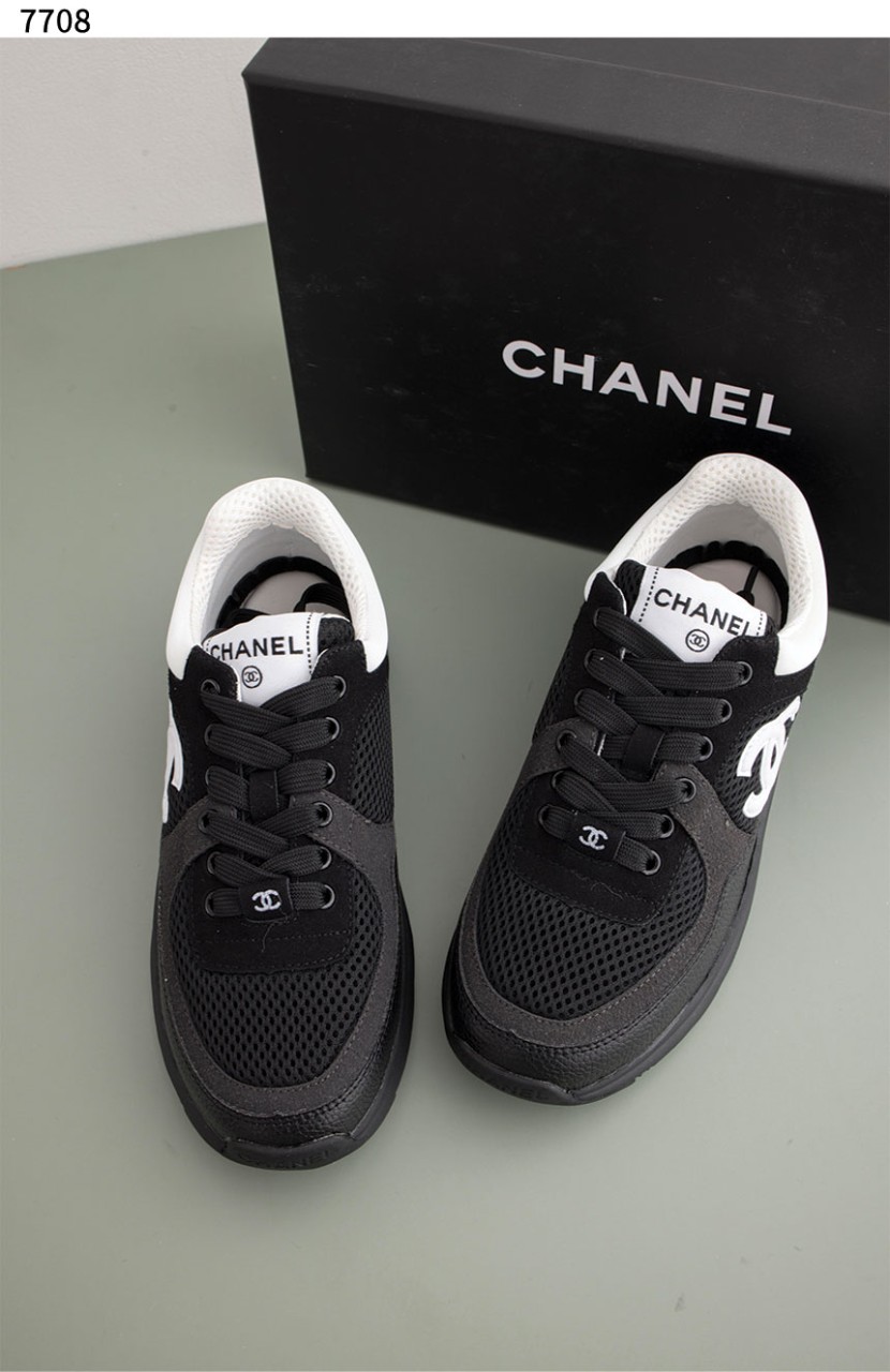 #샤넬 [Chanel] 샤넬 스니커즈 패브릭 스웨이드 신상입고💢 #신발 #7708