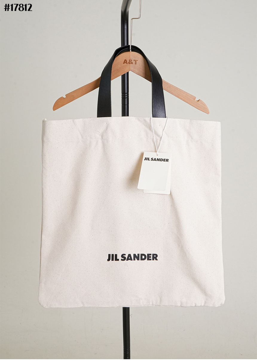 🔆 [Jil Sander] 질 샌더 스퀘어 캔버스 토트 백 🔆