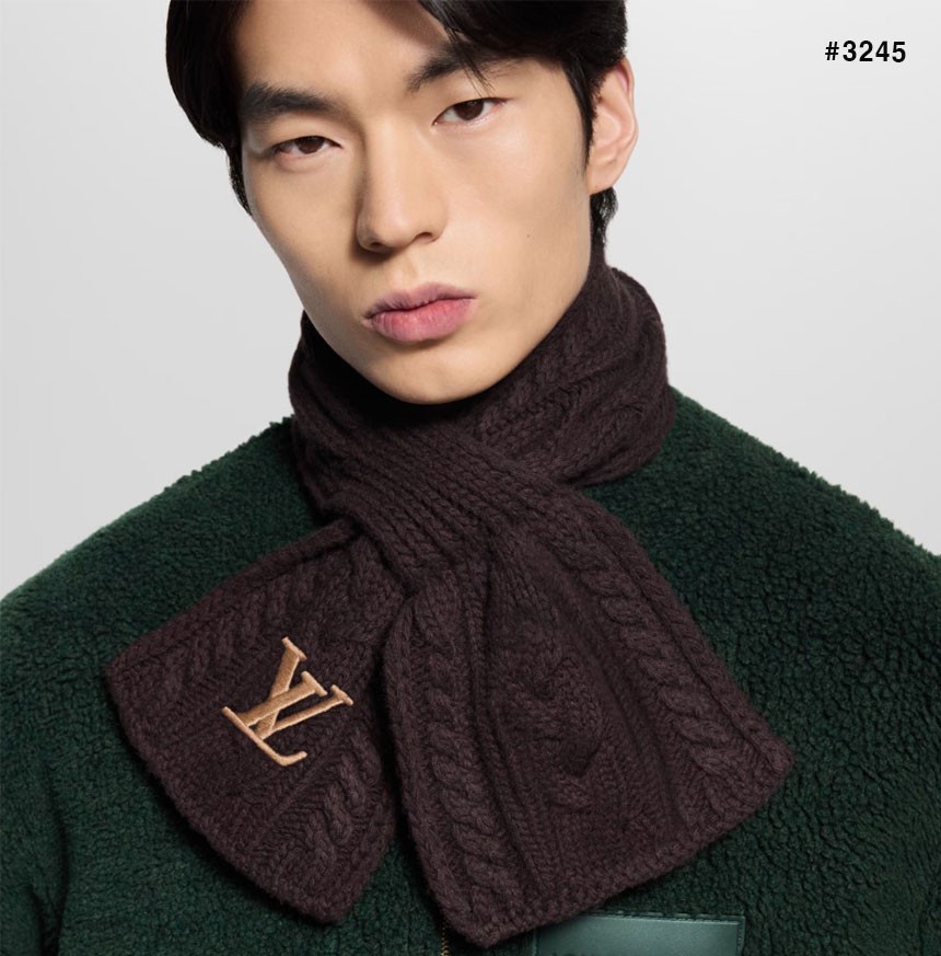 🍀 [LOUIS VUITTON] 루이비통 온리 LV (Only LV) 미니 케이블 머플러 (남여공용) 🍀