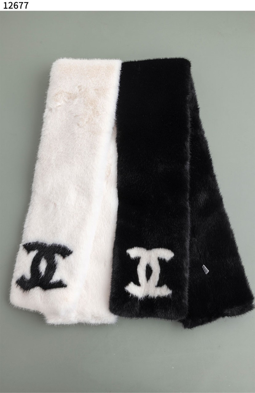 #샤넬 [Chanel] 머플러 시어링 램스킨 신상입고💢 #머플러 #12677