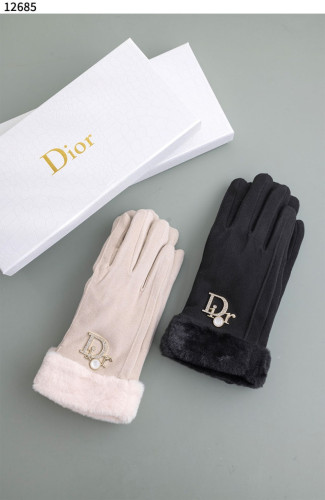 #디올 [Christian Dior] 스마트터치 퍼 스웨이드 장갑 신상입고💢 #장갑 #12685