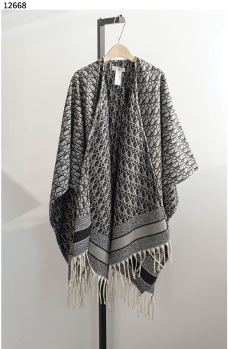 #디올 [Christian Dior] Oblique 판초 그레이 캐시미어 신상입고💢 #숄 #12668