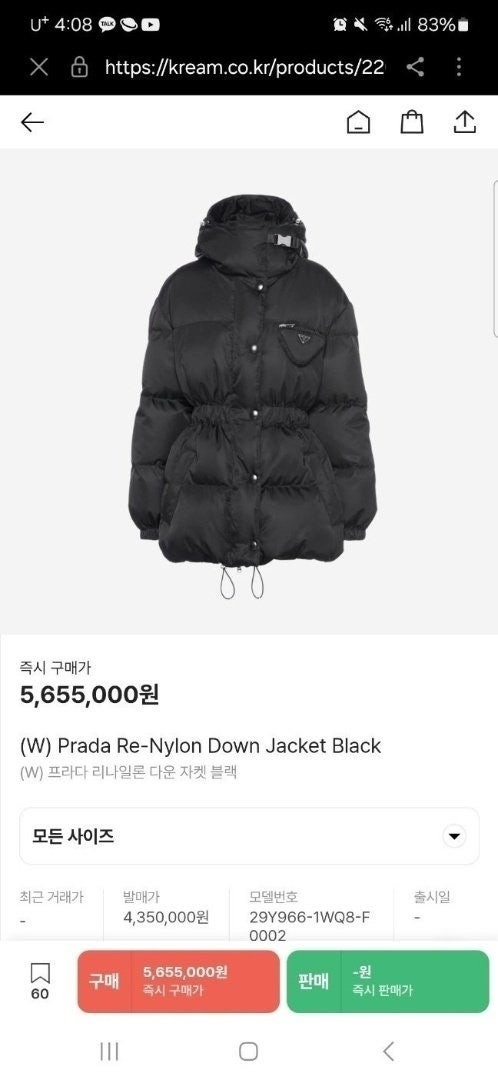 💕 프** 리나일론 구스패딩