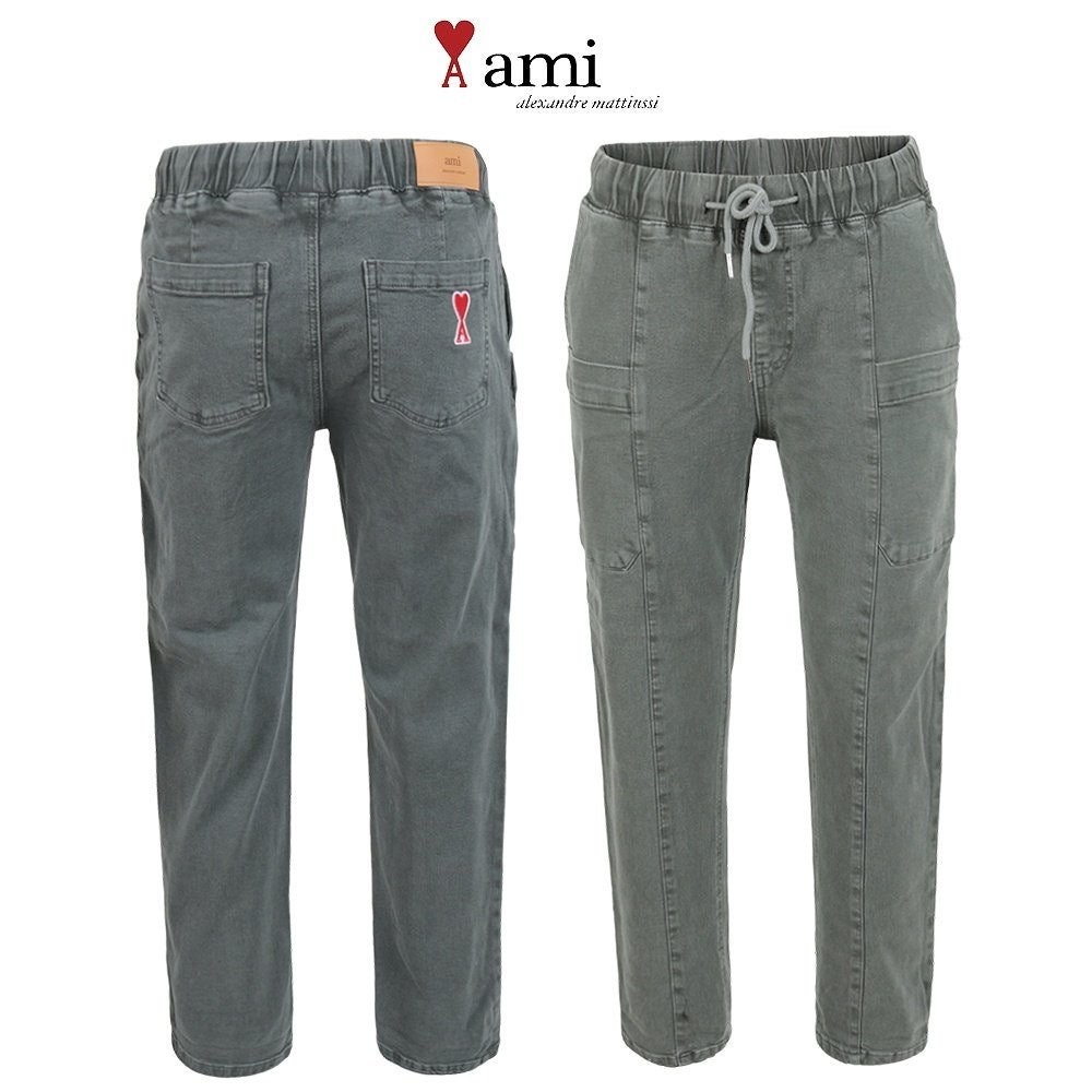 💕 아* 안기모 앞포켓 밴딩 배기 팬츠