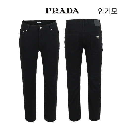 💕 프** 안기모 블랙 스판 슬림 일자팬츠