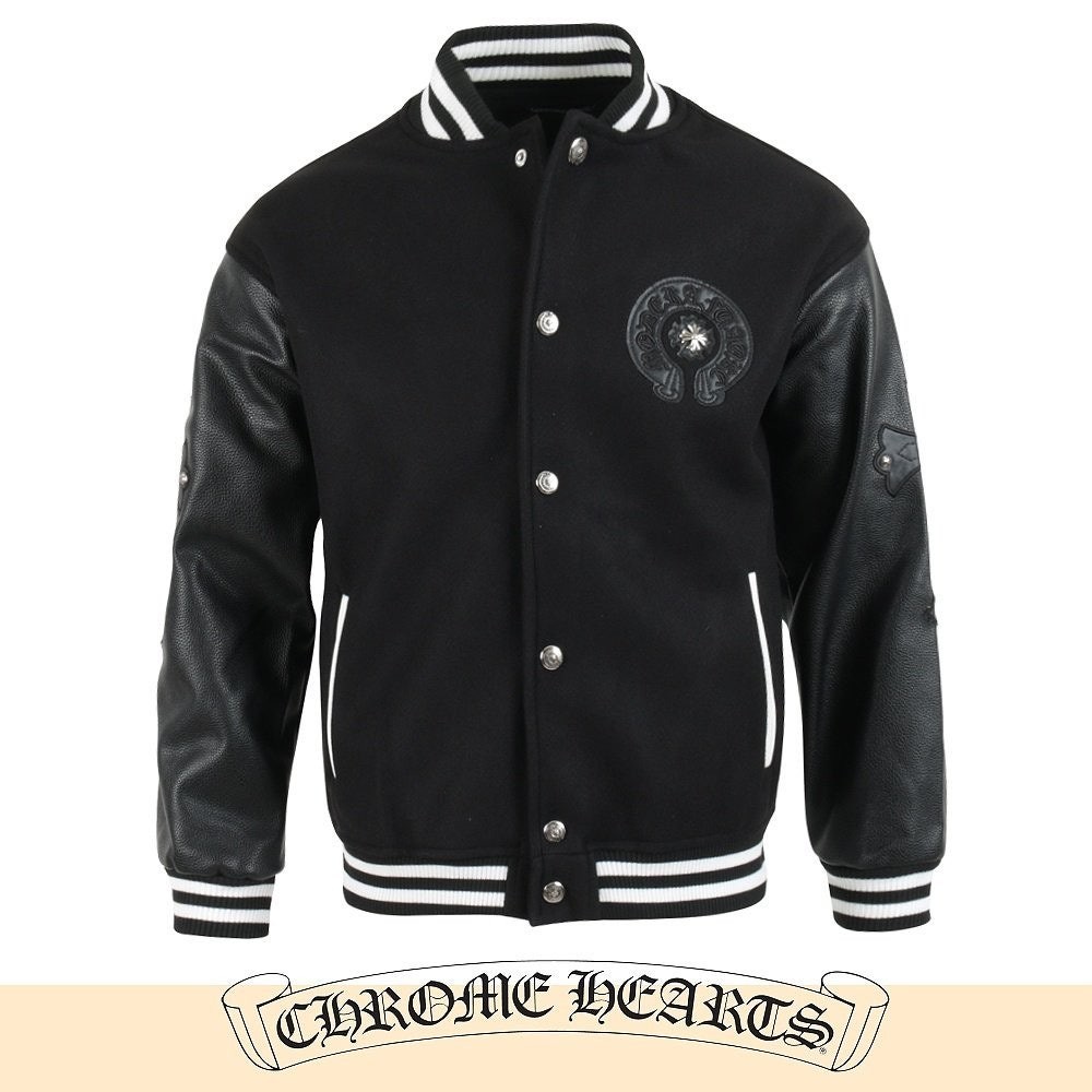 💕 크* 말발굽 크로스 바시티 자켓