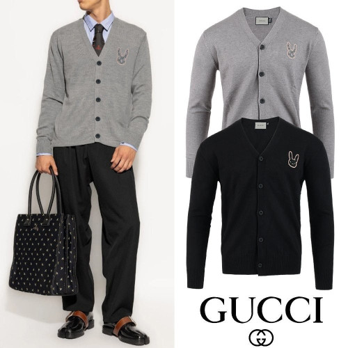 💕 구* 래빗 자수 울 가디건 ☆여성사이즈 추가