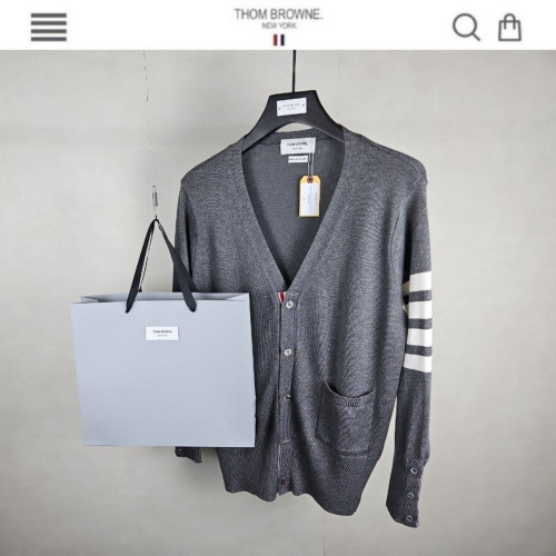 💕 톰* 사선 캐시미어 가디건 진그레이