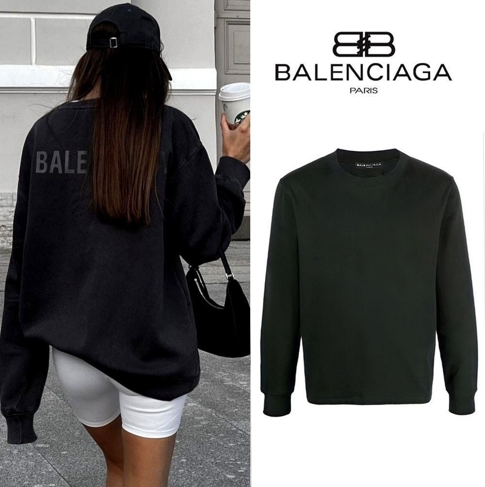 💕 발**** 백로고 맨투맨 💭 기모 💭