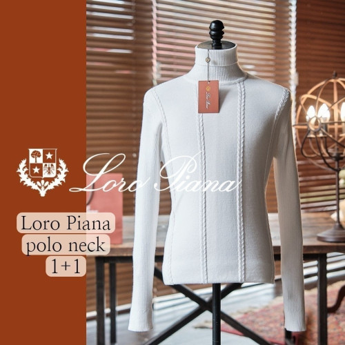 💕 [특가] 로* 피아나 최고급 캐시미어 올드머니 클레식 목폴라 터틀넥 1+1