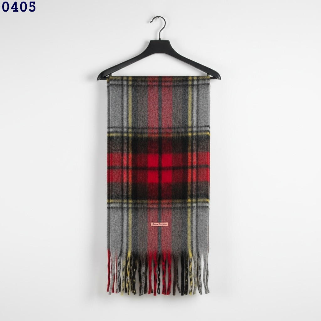 👹아크네 스튜디오 모헤어 체크 울 머플러👹