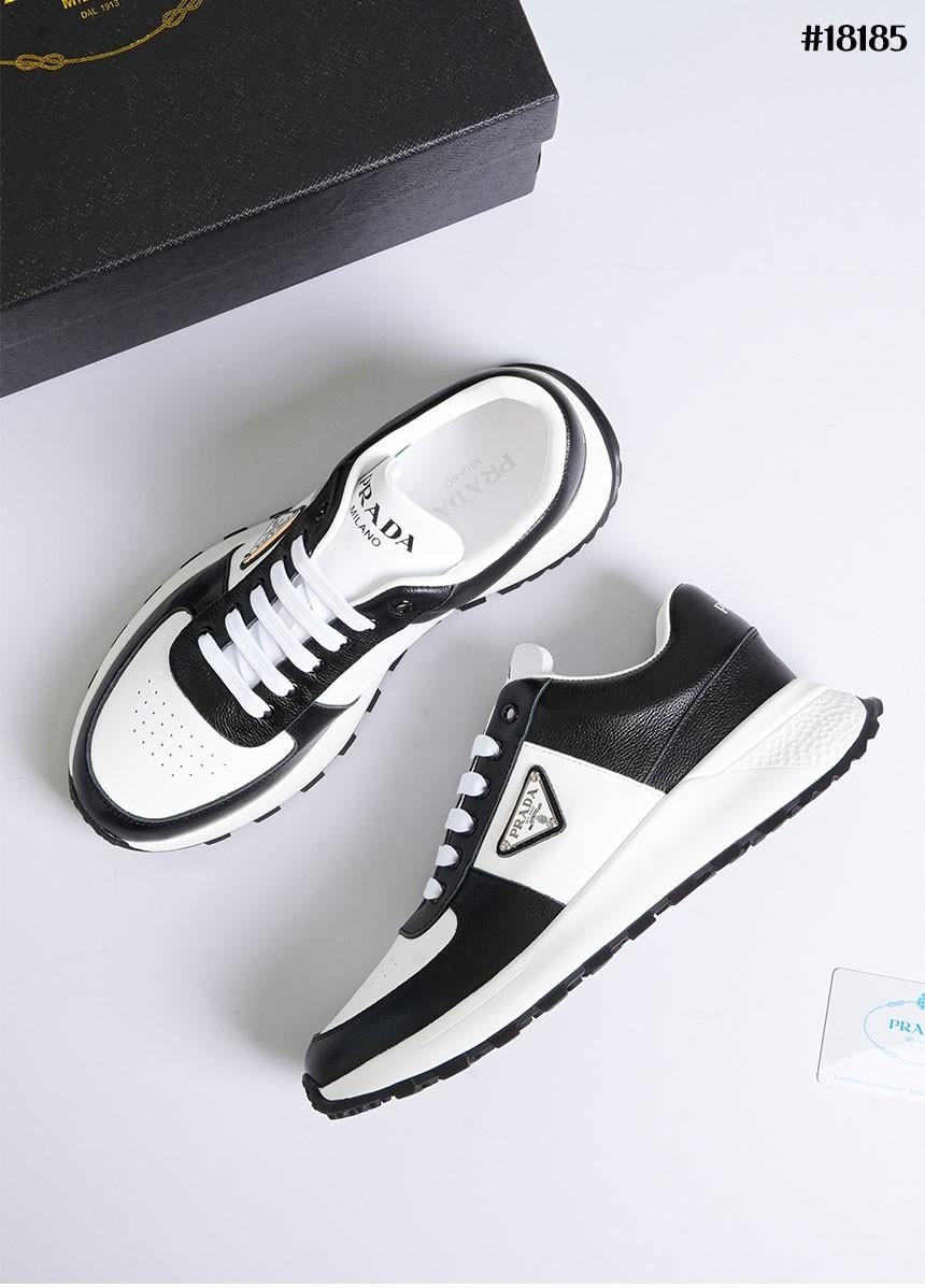 🔆 [PRADA] 프라다 로우탑 레더 스니커즈 🔆